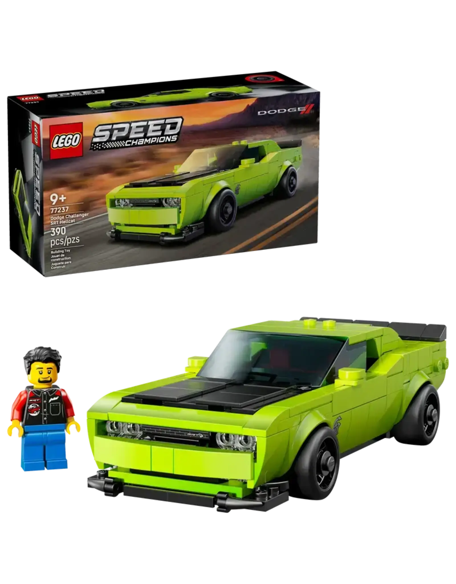 LEGO LEGO Dodge Challenger SRT Hellcat Sports Car
