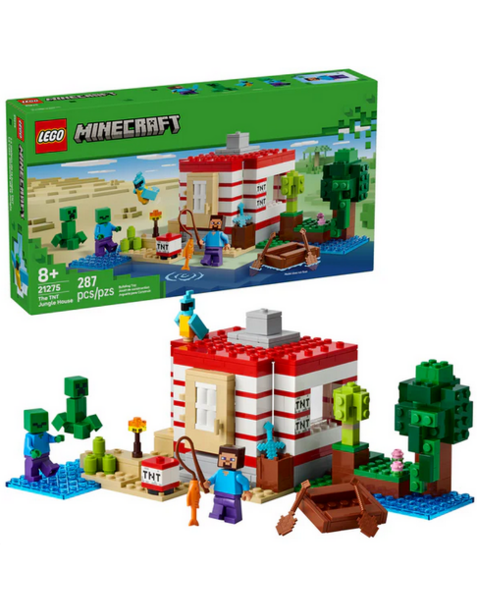 LEGO LEGO: Minecraft: The TNT Jungle House
