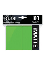 Ultra PRO Card Sleeves: Pro-Matte Eclipse 100ct  Lime Green