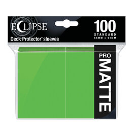 Ultra PRO Card Sleeves: Pro-Matte Eclipse 100ct  Lime Green