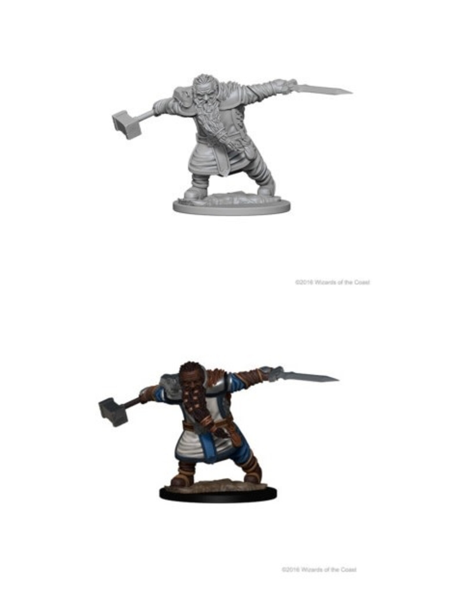 Wiz-Kids D&D Minis: W1 Dwarf Male Fighter