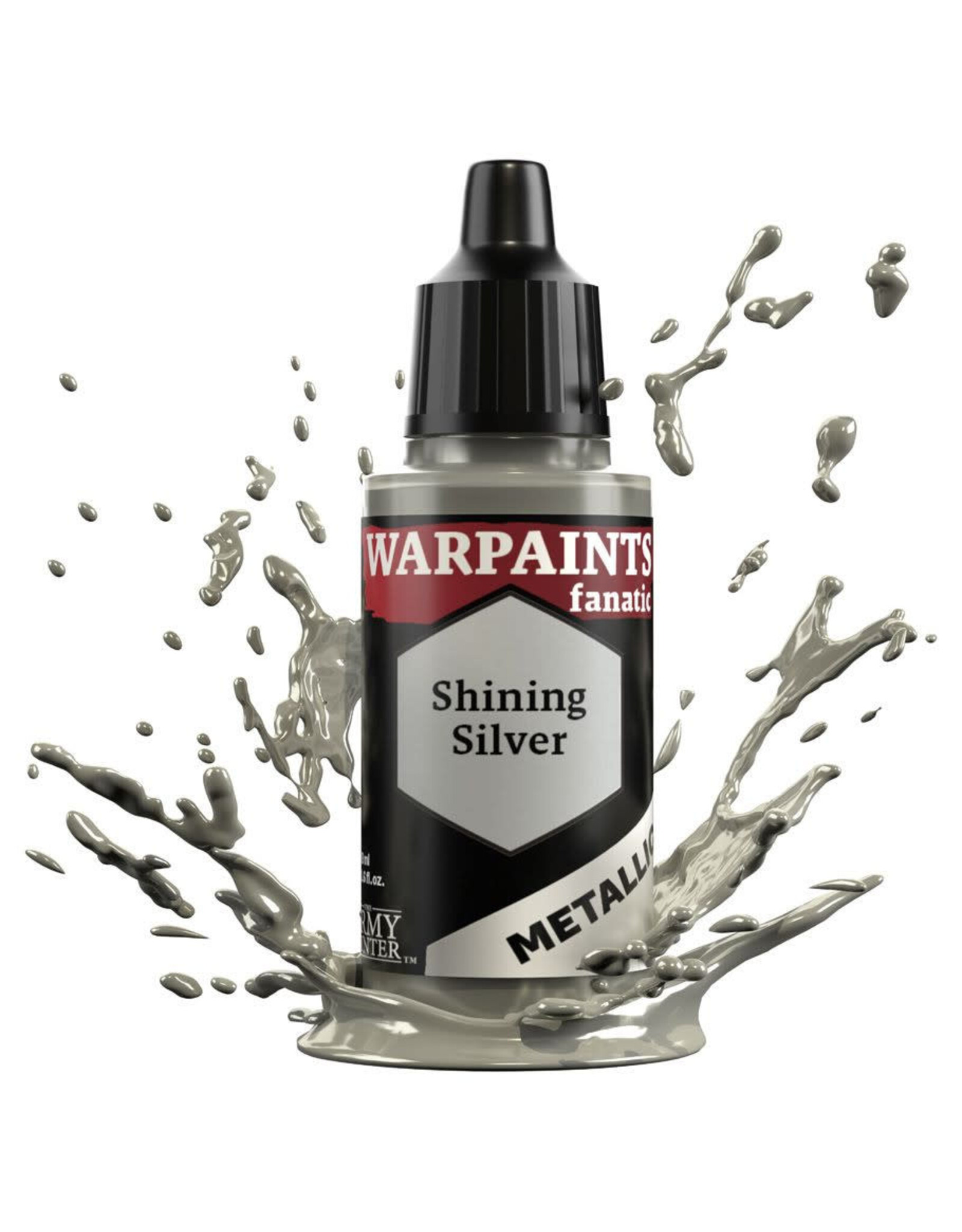 Army Painter Warpaints: Fanatic Metallic: Shining Silver