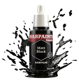 Army Painter Warpaints: Fanatic: Matt Black 18ml