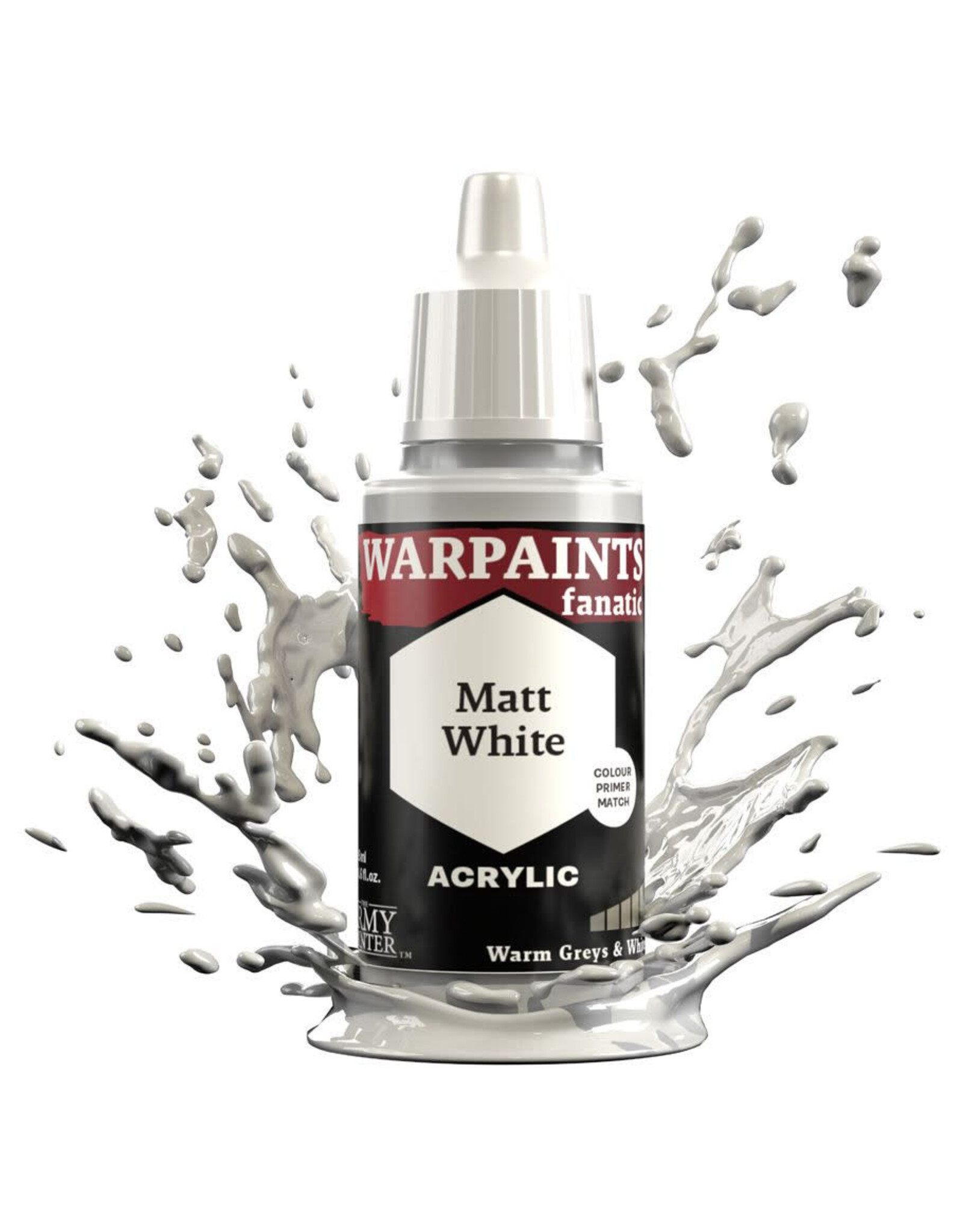 Army Painter Warpaints: Fanatic: Matt White 18ml