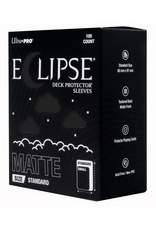 Ultra PRO Card Sleeves: Eclipse: Matte Jet Black (105)