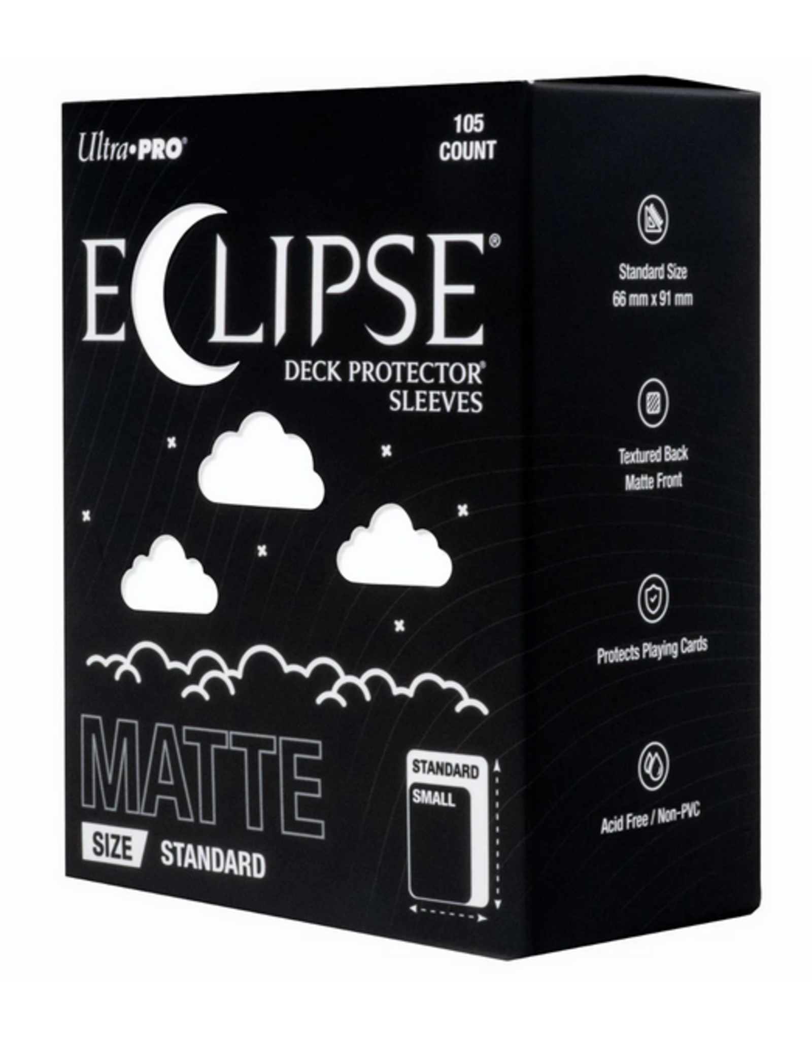 Ultra PRO Card Sleeves: Pro-Matte Eclipse 105ct  White