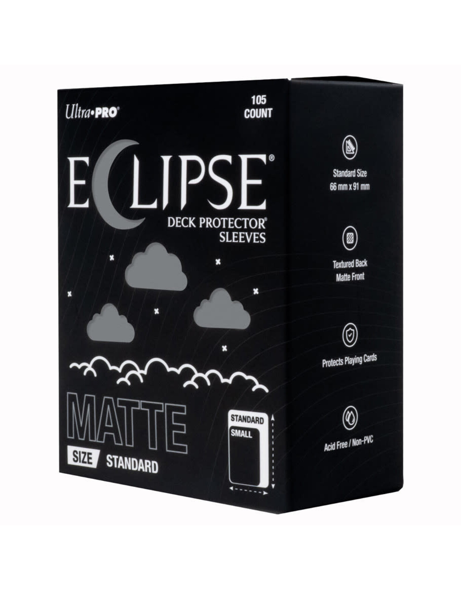 Ultra PRO Card Sleeves: Eclipse: Matte Smoke Grey (105)