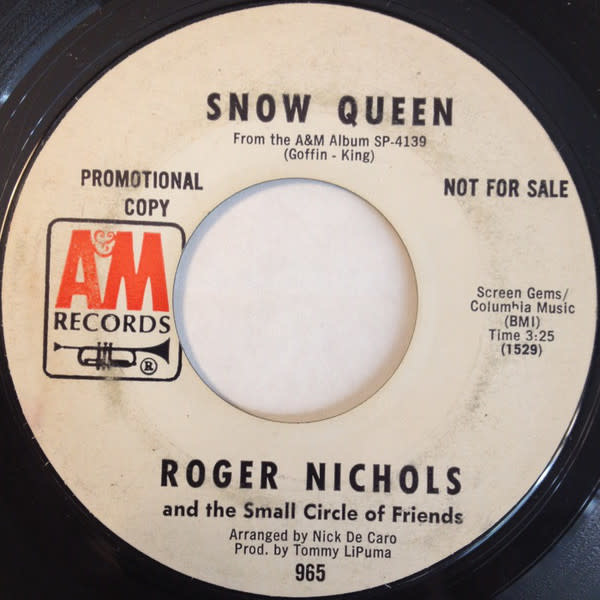 Rock/Pop Roger Nichols And The Small Circle Of Friends - Snow Queen (Promo) (VG)