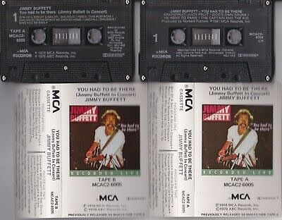 Rock/Pop Jimmy Buffett - You Had To Be There (In Concert) 2xCassette