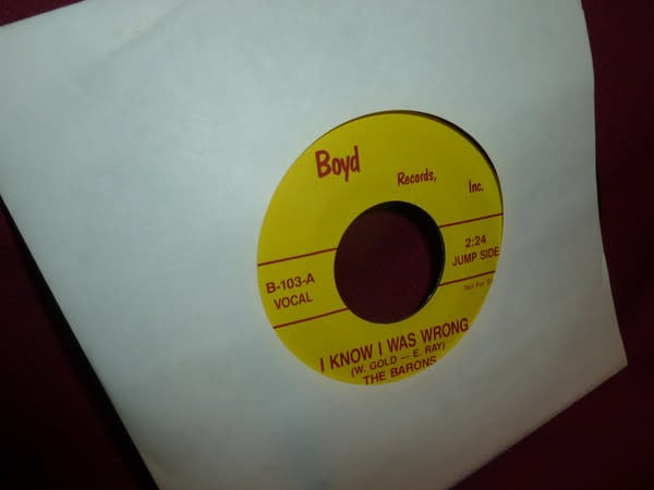 Rock/Pop The Barons & The Swinging Hearts - I Know I Was Wrong b/w How Can I Love You (VG+)
