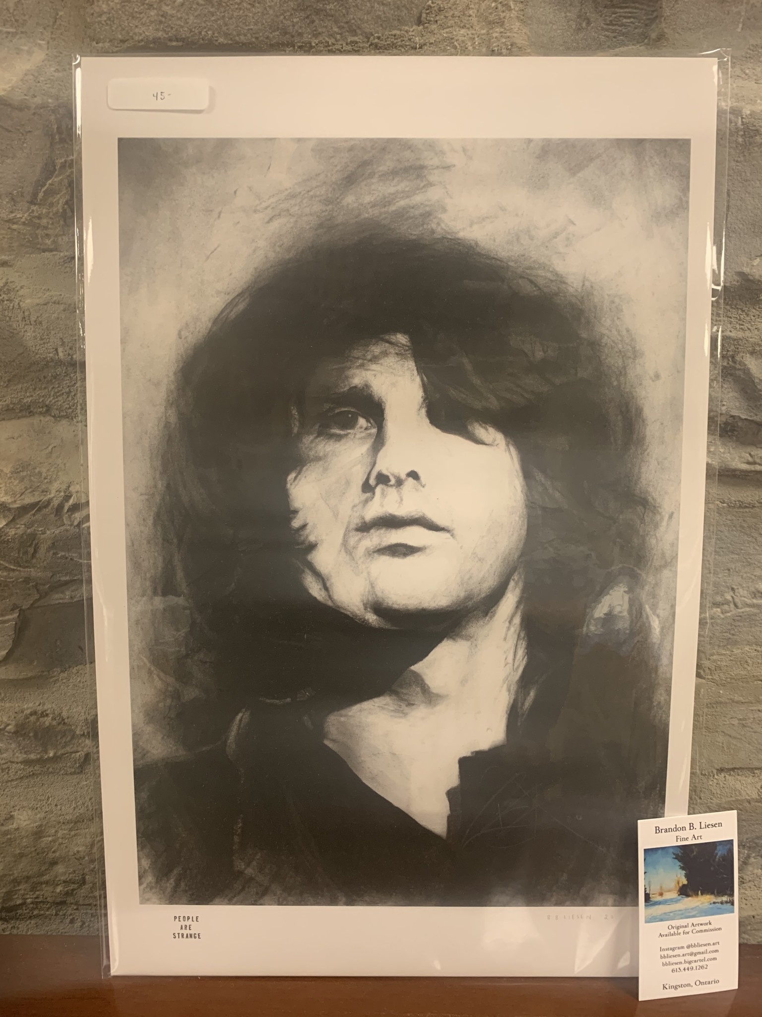 Art / Photography BBLiesen Print - Jim Morrison (Large)