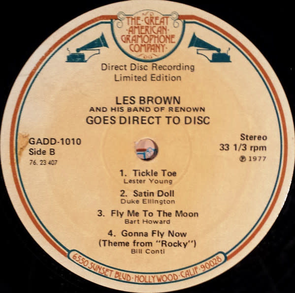 Jazz Les Brown And His Band Of Renown - Goes Direct To Disc (Direct-To-Disc) (NM)
