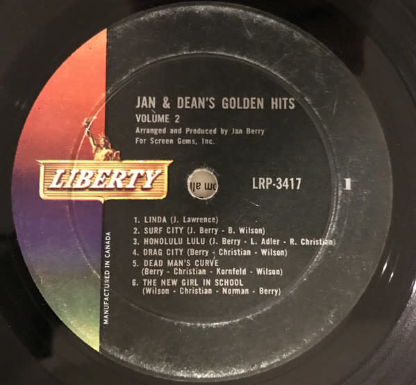 Lounge/Surf Jan & Dean - Golden Hits Volume 2 (VG+)