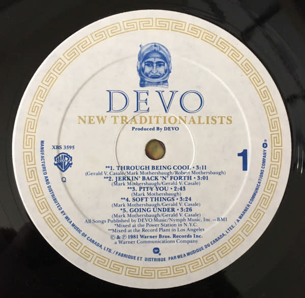 Rock/Pop Devo - New Traditionalists ('81 CA) (VG+; shelf-wear)