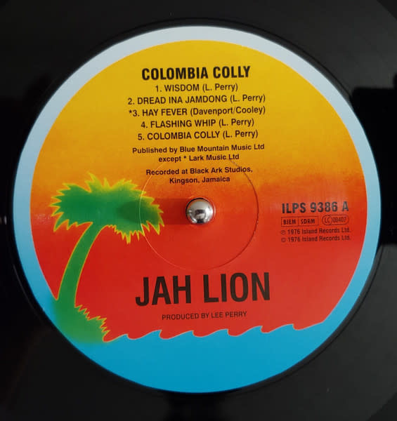 Reggae/Dub Jah Lion - Colombia Colly (2013 UK) (VG+)
