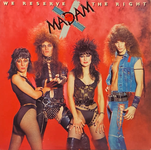 Rock/Pop Madam X - We Reserve The Right ('84 UK) (VG+; tiny hole in bottom seam, creases)