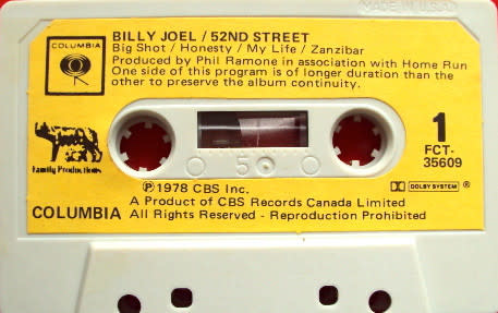 Rock/Pop Billy Joel - 52nd St.