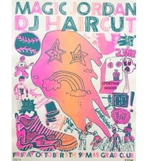 Art / Photography Magic Jordan - Silkscreen Poster by B. Nelson
