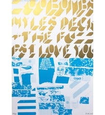 Art / Photography Myles Deck and The Fuzz - Silkscreen Poster by B. Nelson