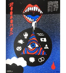 Art / Photography Zoobombs - Silkscreen Poster by B. Nelson