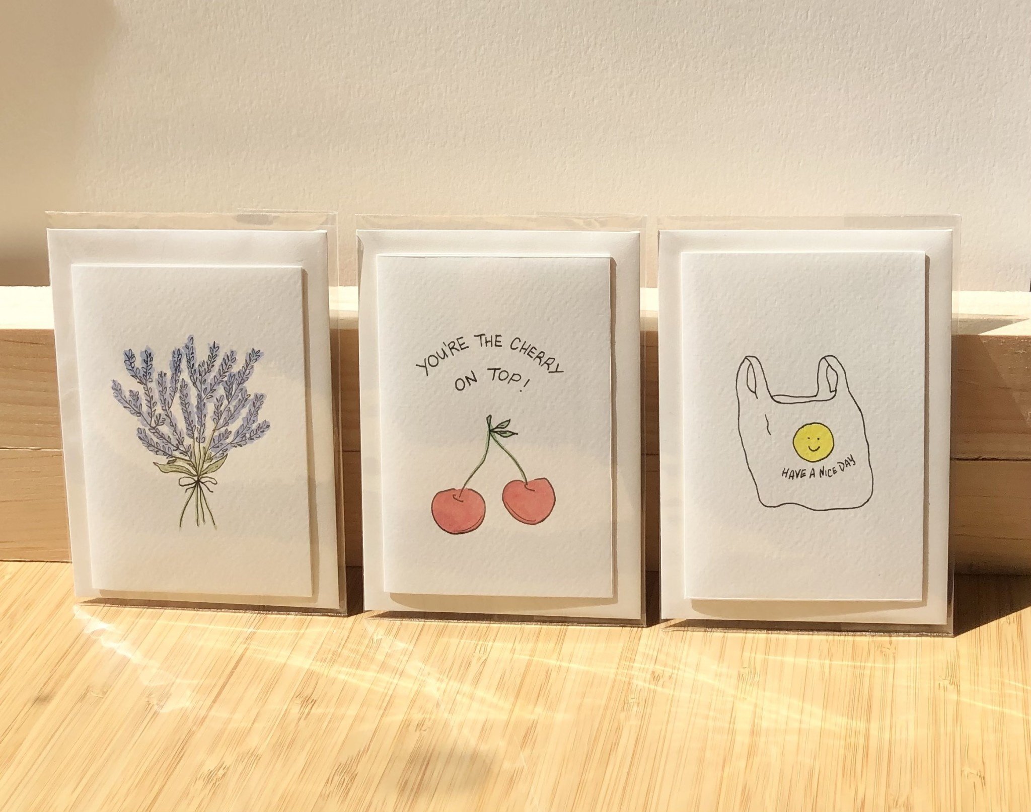 Hand Painted Cards by Free/Form Archive