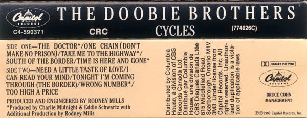 Rock/Pop The Doobie Brothers - Cycles