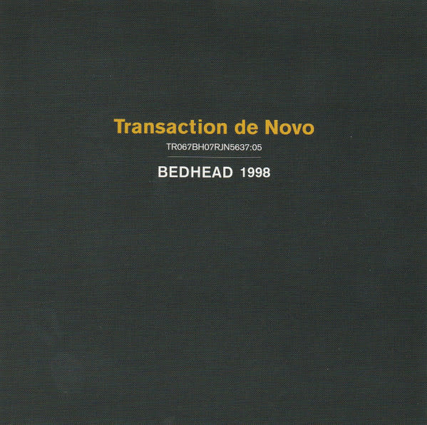 Rock/Pop Bedhead - Transaction De Novo (Gold Vinyl)