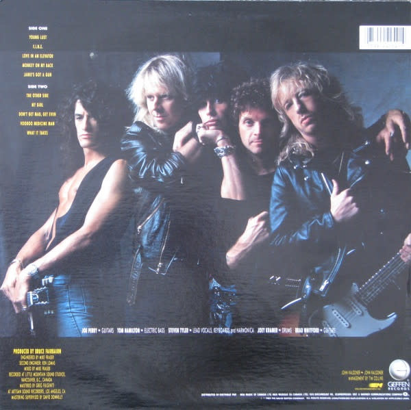 Rock/Pop Aerosmith - Pump ('89 CA) (VG+/small tear on bottom seam, creases)