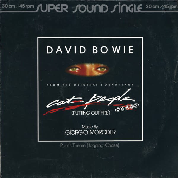 Rock/Pop David Bowie Music By Giorgio Moroder - Cat People (Putting Out Fire) (Long Version) ('82 EU 12") (NM)