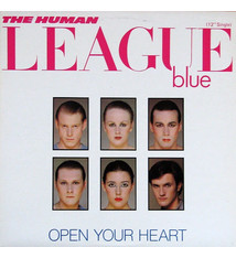 Rock/Pop The Human League - Open Your Heart 12" (VG+/2 in. bottom seam split, creases, ring-wear)