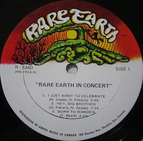 Rock/Pop Rare Earth - In Concert (VG)