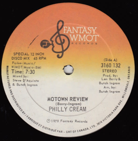 R&B/Soul/Funk Philly Cream - Motown Review / Join The Army (12'' Single) (VG+)