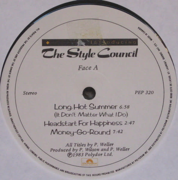 Rock/Pop The Style Council - Introducing: The Style Council ('83 CA) (NM)