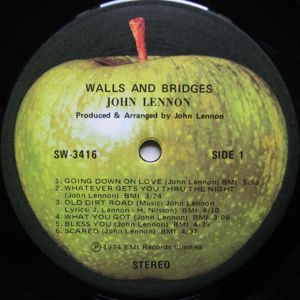 Rock/Pop John Lennon - Walls And Bridges (die cut gatefold) (VG++)