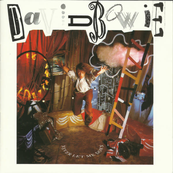 Rock/Pop David Bowie - Never Let Me Down ('87 CA) (VG+/ light shelf-wear, inner sleeve split)