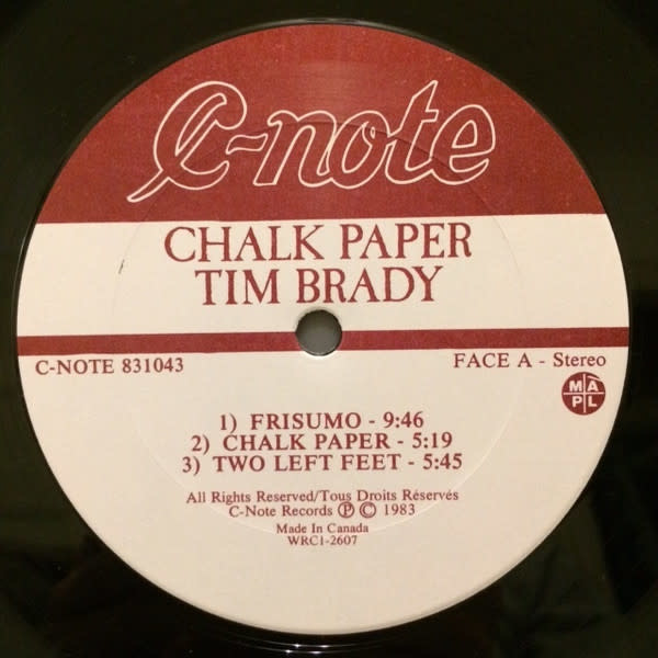 Jazz Tim Brady - Chalk Paper (NM)