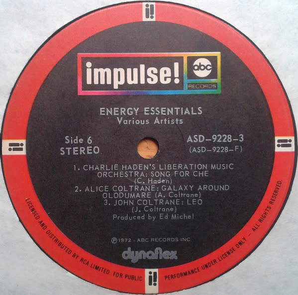 Jazz V/A - Impulse Energy Essentials (A Developmental And Historical Introduction To The New Music) (3LP) (VG+/ring-wear)