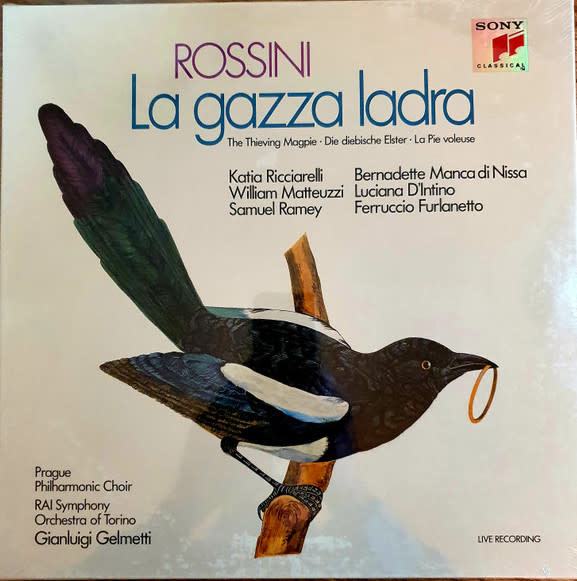 Classical Rossini / Gelmetti - La Gazza Ladra (3 LP Box Set) (EU '90) (NM)
