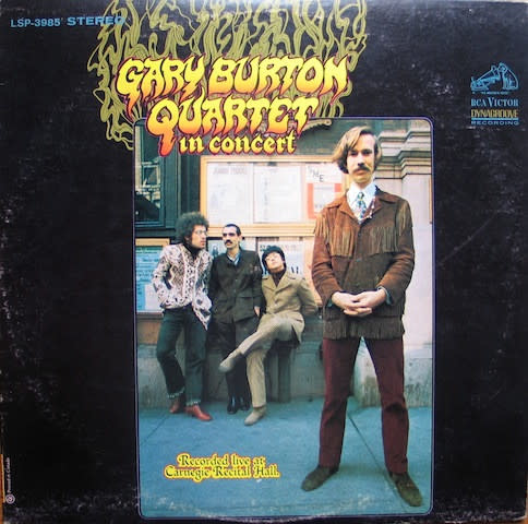 Jazz Gary Burton Quartet - In Concert ('68 CA Stereo) (VG+/ring/spine-wear)