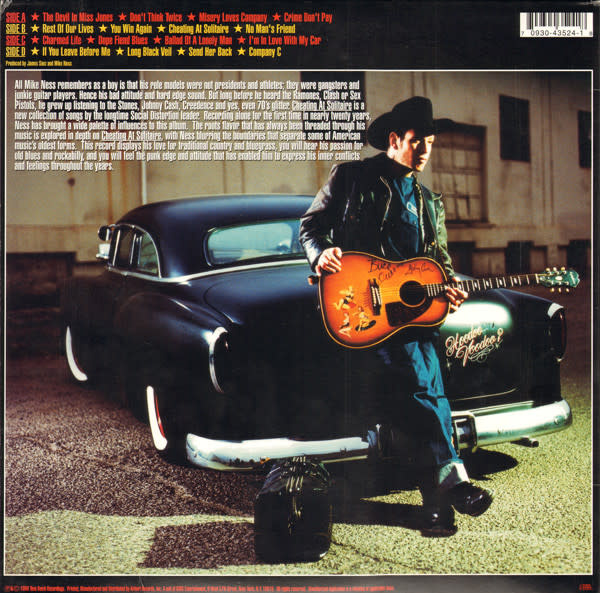 Rock/Pop Mike Ness - Cheating At Solitaire ('99 Time Bomb) (VG+/creases)