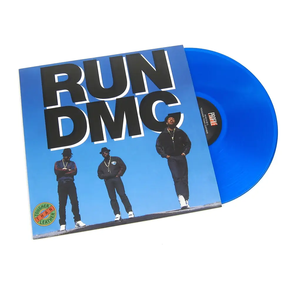Hip Hop/Rap RUN DMC - Tougher Than Leather (Blue Vinyl)