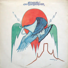 Rock/Pop Eagles - On The Border ('74 US) (VG+/small creases, ring/shelf-wear, price tag residue)