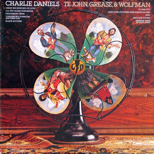 Folk/Country Charlie Daniels - Te John, Grease, & Wolfman (VG+/hole punch)