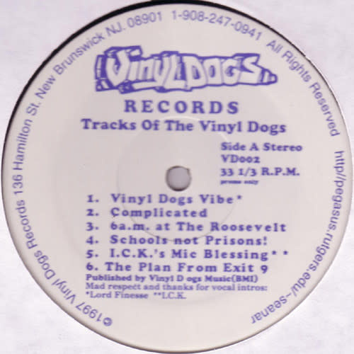 Hip Hop/Rap Vinyl Dogs - Tracks Of The Vinyl Dogs (VG/creases, shelf-wear)