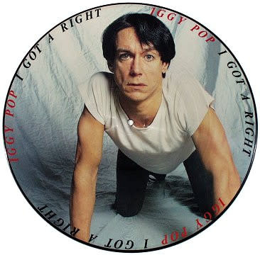 Rock/Pop Iggy Pop - I Got A Right (Picture Disc) ('87 France) (VG+)