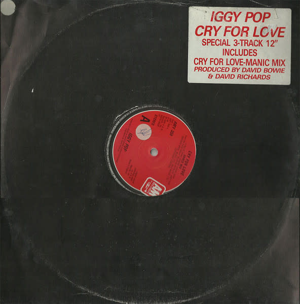 Rock/Pop Iggy Pop - Cry For Love ('86 UK 12") (VG++)