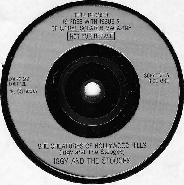 Rock/Pop Iggy And The Stooges - She Creatures Of Hollywood Hills ('89 UK 7") (NM)