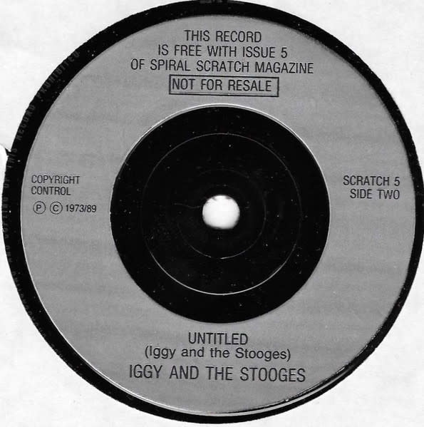 Rock/Pop Iggy And The Stooges - She Creatures Of Hollywood Hills ('89 UK 7" w/Spiral Scratch Magazine - Still Sealed)