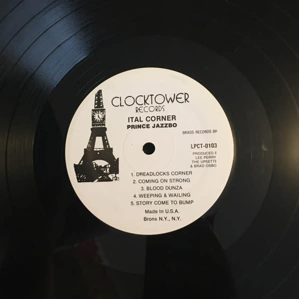Reggae/Dub Prince Jazzbo - Ital Corner (CA Reissue) (NM)