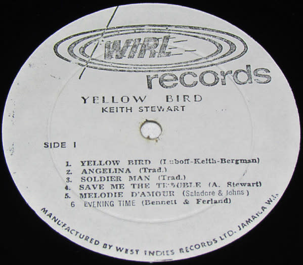 Folk/Country Keith Stewart - Yellow Bird (Jamaica) (VG+)